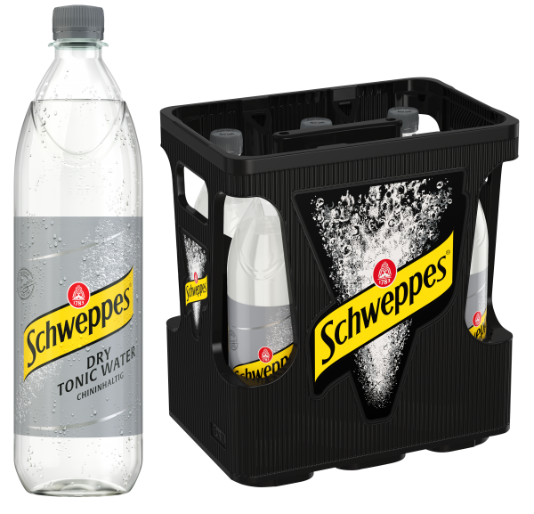 Schweppes Dry Tonic Water 6 x 1,0l