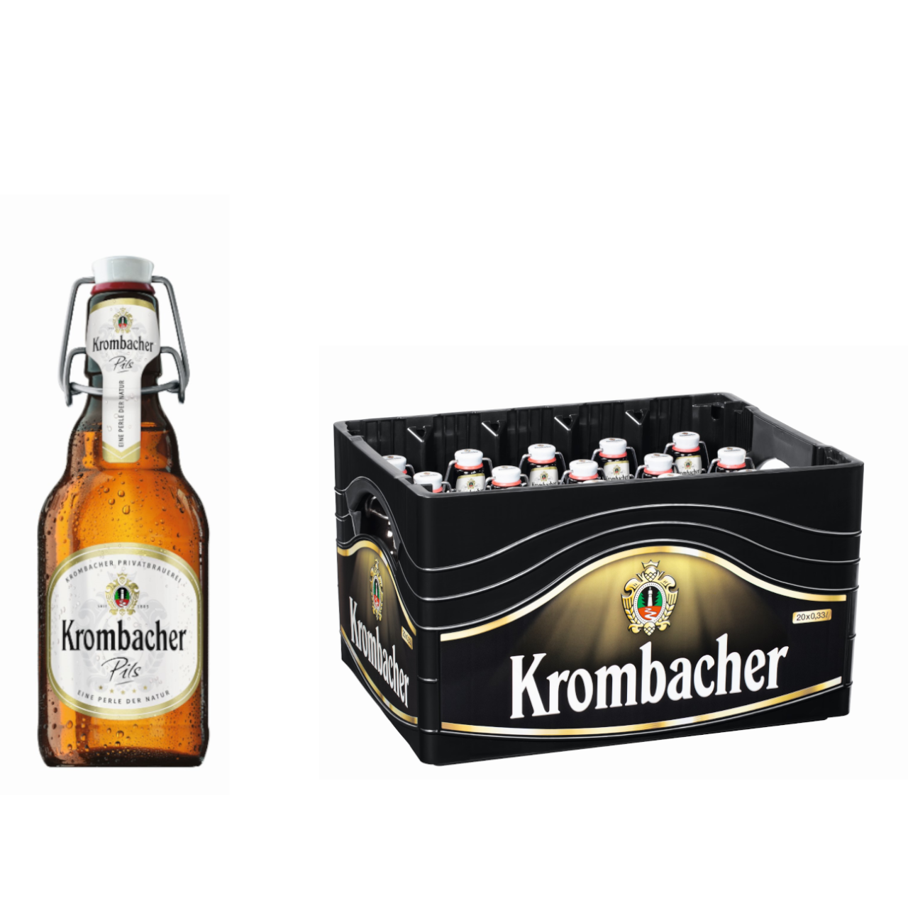 Krombacher Pils Bügel 20 x 0,33l