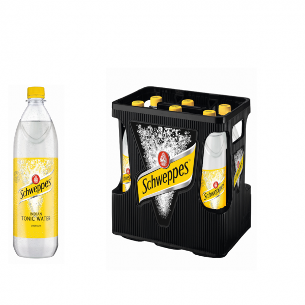 Schweppes Indian Tonic Water 6 x 1,0l