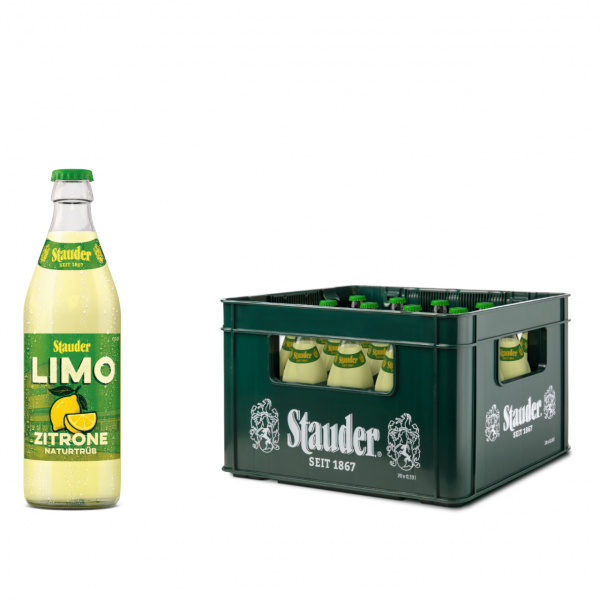 Stauder Limo Zitrone naturtrüb 20 x 0,33l